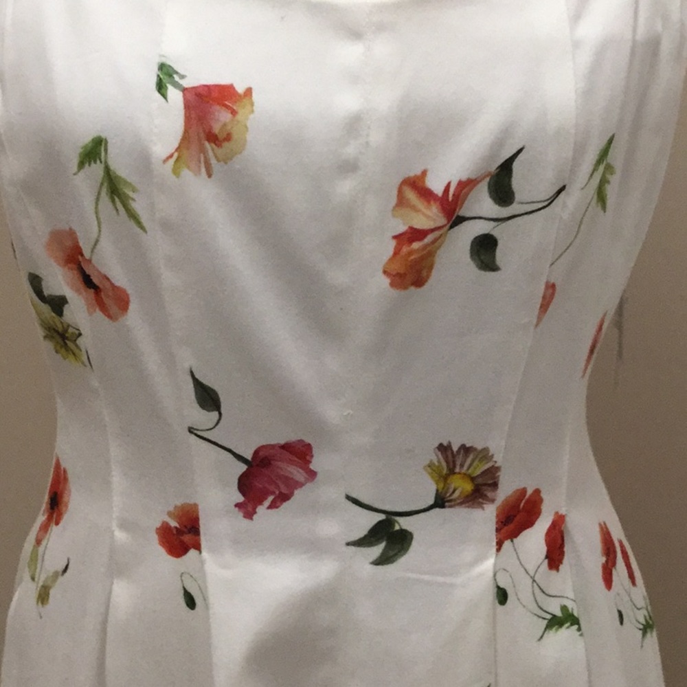 Gianni Bini Jaime white cotton and spandex dress - Picture 5 of 8